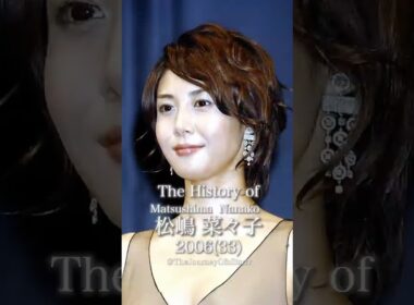 松嶋菜々子の歴史