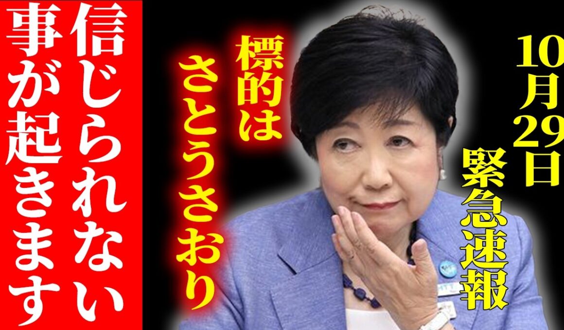 ※地上波では流れません…小池百合子がさとう潰しを始めました【さとうさおり/小池都知事】