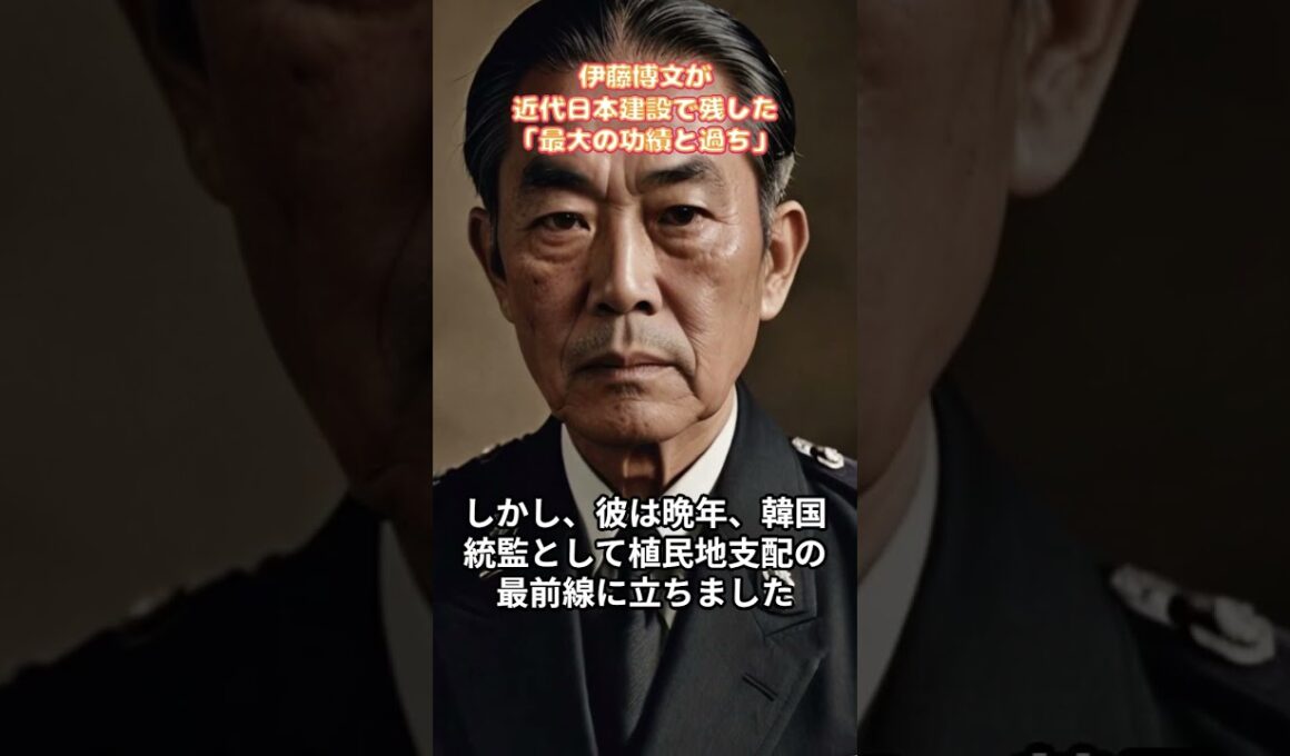 一万円札の偉人！伊藤博文が近代日本建設で残した「最大の功績と過ち」 #伊藤博文 #初代総理大臣 #大日本帝国憲法