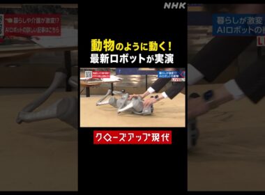 まるで動物！AI搭載ロボットとは【クロ現】  | NHK | #shorts
