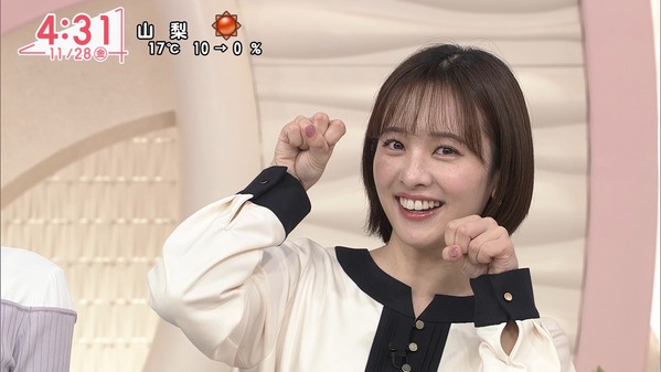 【画像】今日の河出奈都美さんと田﨑さくらさん　11.28