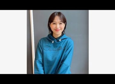 「鷲見玲奈、秋空に映える“動ける美しさ”」