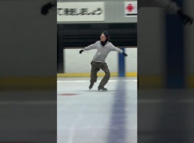 10年ぶりのスケート⛸️#フィギュアスケート#広島県#ビッグウェーブ#全日本15位の経歴ww