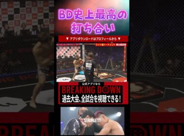 YURAと山本のハイレベルすぎる打撃戦【breakingdown 切り抜き】#ブレイキングダウン #朝倉未来 #shorts