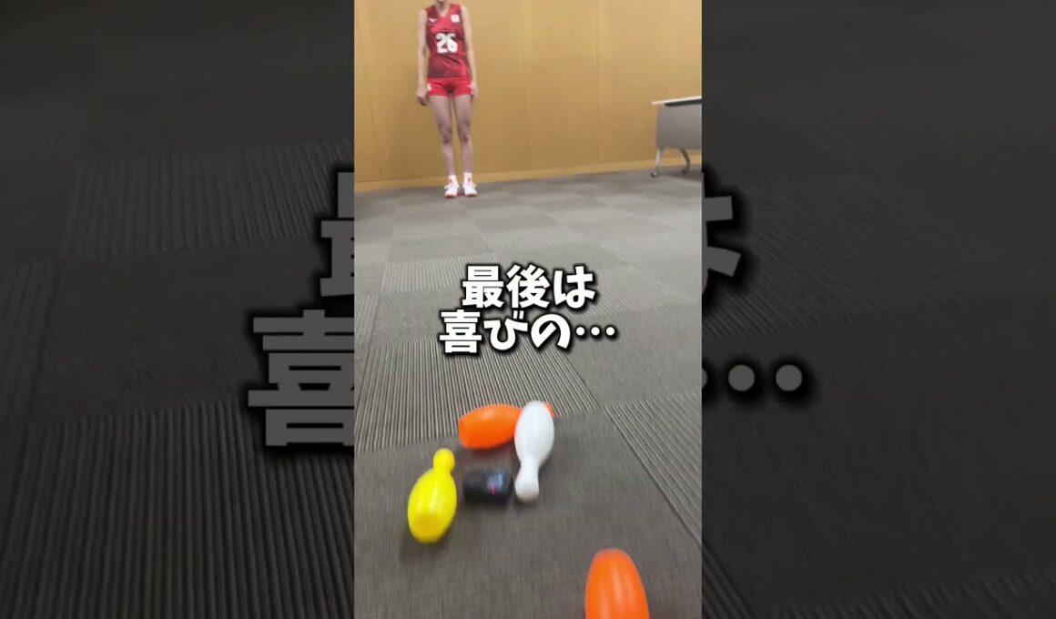 #佐藤淑乃 選手の打ち抜きチャレンジ💥