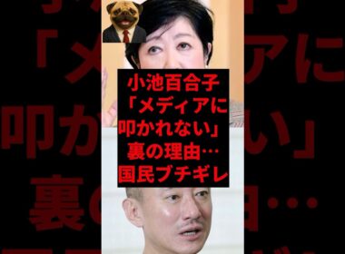 小池百合子「メディアに叩かれない」裏の理由...国民ブチギレ