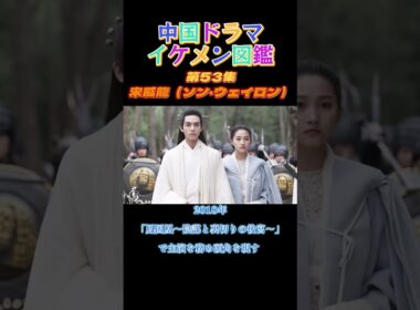 【中国ドラマイケメン図鑑】第53集　宋威龍（ソン・ウェイロン）「鳳因凰～陰謀と裏切りの後宮～」「トキメキ☆雲上学堂スキャンダル」「家族の名において」「君子盟」