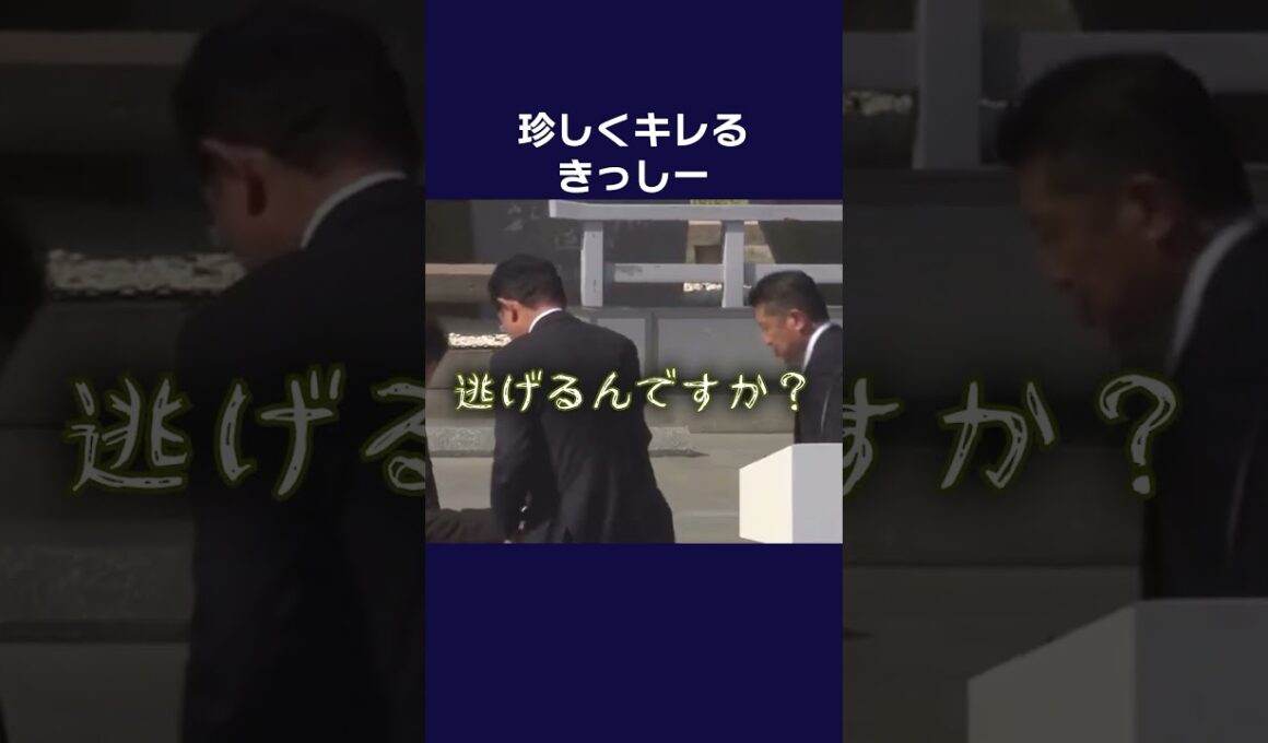 「逃げるんですか？」と煽られた時のきっしー #岸田文雄 #ふみきゅん  #政治 #きっしー