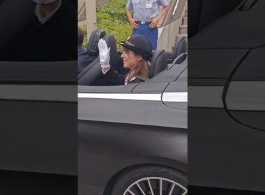 一日警察署長・阿部華也子さん、めざまし土曜日メインキャスター、多摩区総合庁舎から出発、神奈川県川崎市多摩警察署👮‍♀️🚨、メルセデスベンツCLE200
