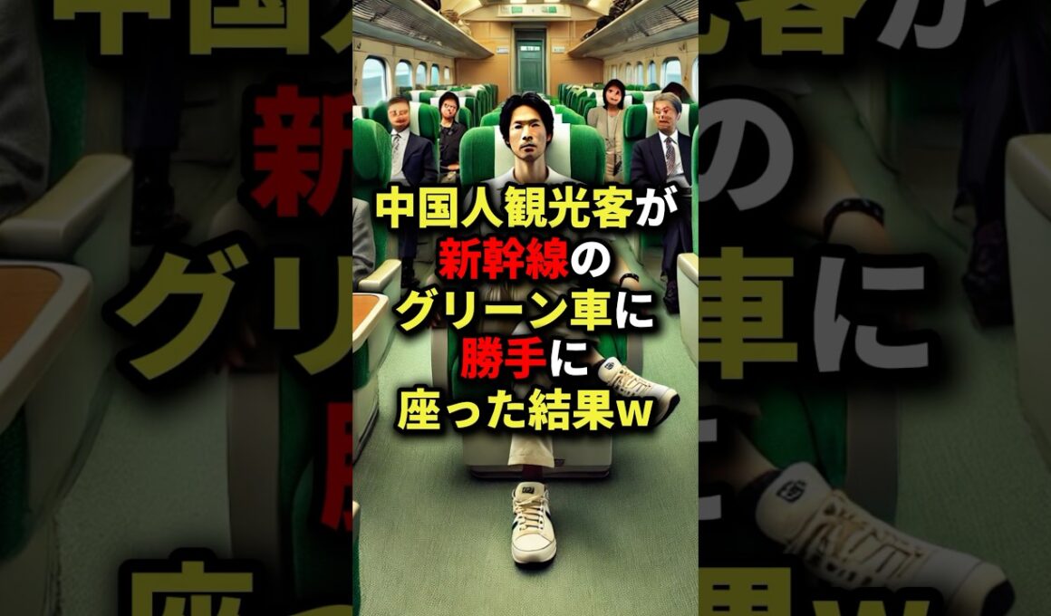 あの国の観光客が新幹線のグリーン車に勝手に乗った結果w #海外の反応