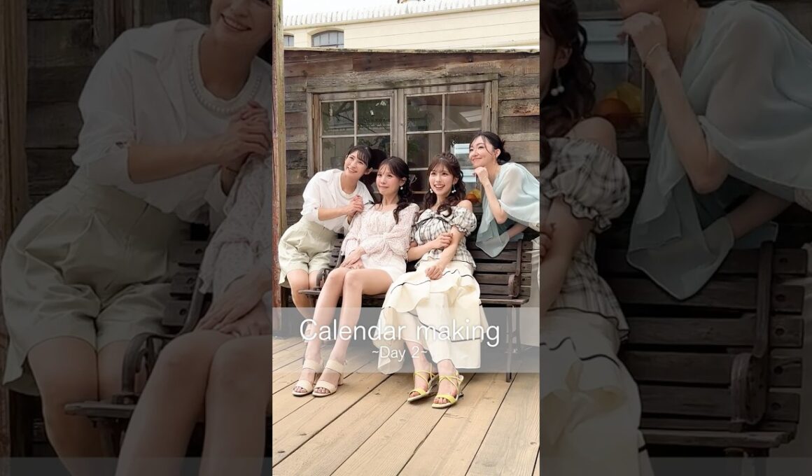 【Day 2 Making】ウェザーニュースキャスターカレンダー2026販売中！ #カレンダー #山岸愛梨 #江川清音 #小林李衣奈 #戸北美月