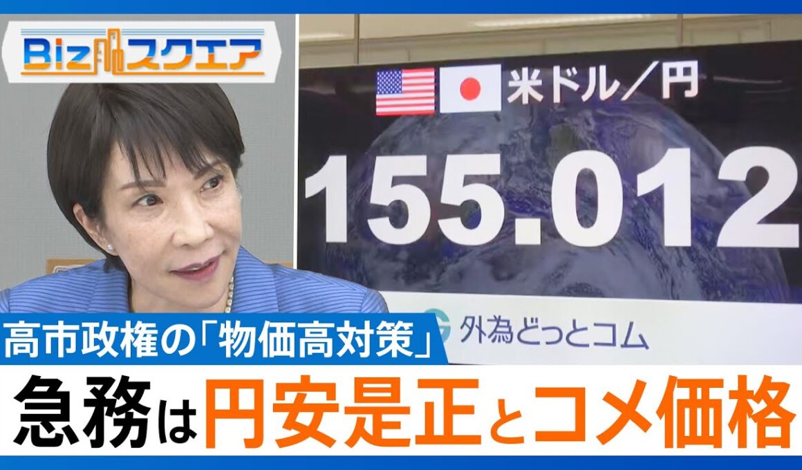 高市政権の「物価高対策」何が目玉？「積極財政」と「円安の懸念」急務は円安是正とコメ価格【Bizスクエア】