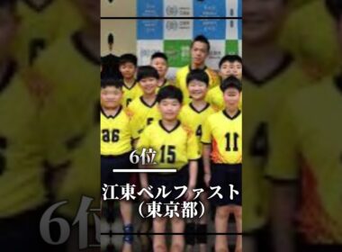 第33回春の全国小学生ドッジボール大会TOP16