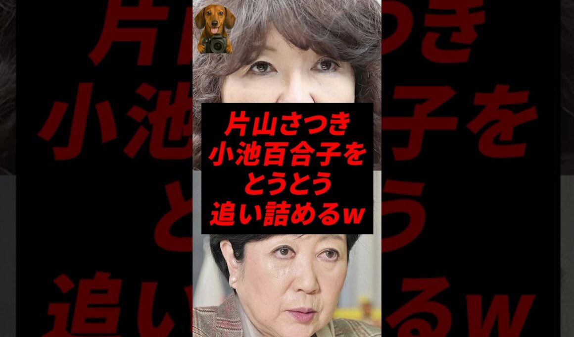 ㊗️50万再生！片山さつき、小池百合子をとうとう追い詰めるw