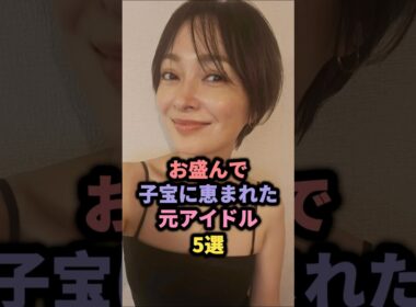 子沢山な元アイドル3選 #モーニング娘 #紺野あさ美 #市井紗耶香 #石川秀美 #堀ちえみ