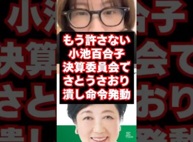 ㊗️35万再生【卑劣】小池百合子ガチで潰しを掛ける #さとうさおり #小池百合子 #都民ファーストの会 #都議会議員選挙