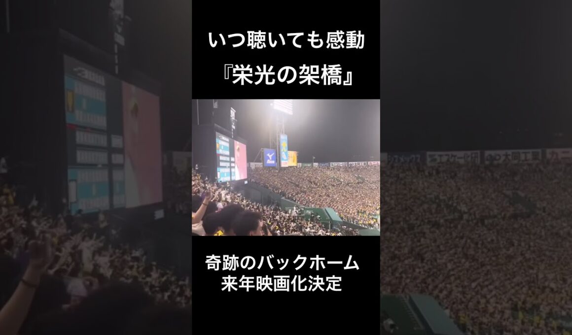 【名場面】まじで泣ける。4万人の阪神ファンによる栄光の架橋大合唱　#阪神　#横田慎太郎　#栄光の架橋