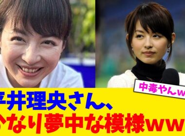 平井理央さん、かなり夢中な模様ｗｗｗ【2chまとめ】【2chスレ】【5chスレ】