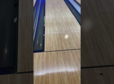 #short　イメージトレーニング。手首折り親指を少し外しフィンガー２本ストレートぎみのリリースです。立ち位置を左端にファールラインドット左から２個目に落とし２０枚を通します。(^^♪