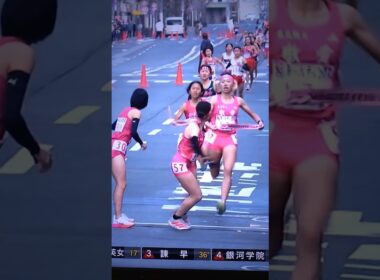 全国高校駅伝2024女子 2区 久保凛(東大阪大敬愛2年)16人抜きで区間賞獲得 #ekiden