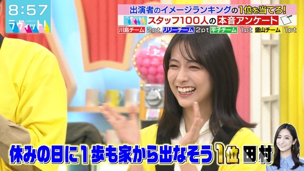 【画像】今日の田村真子さん　11.5