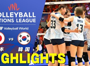 【新生バレー女子日本代表】ハイライト「第10戦 日本 vs 韓国」【バレーボールネーションズリーグ2025】