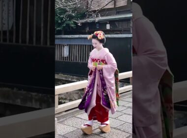 おこぼは大変。舞妓さん懸命について行く #maiko#geisha #舞妓#芸妓#祇園