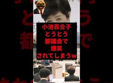 小池百合子とうとう都議会で爆笑されてしまうw
