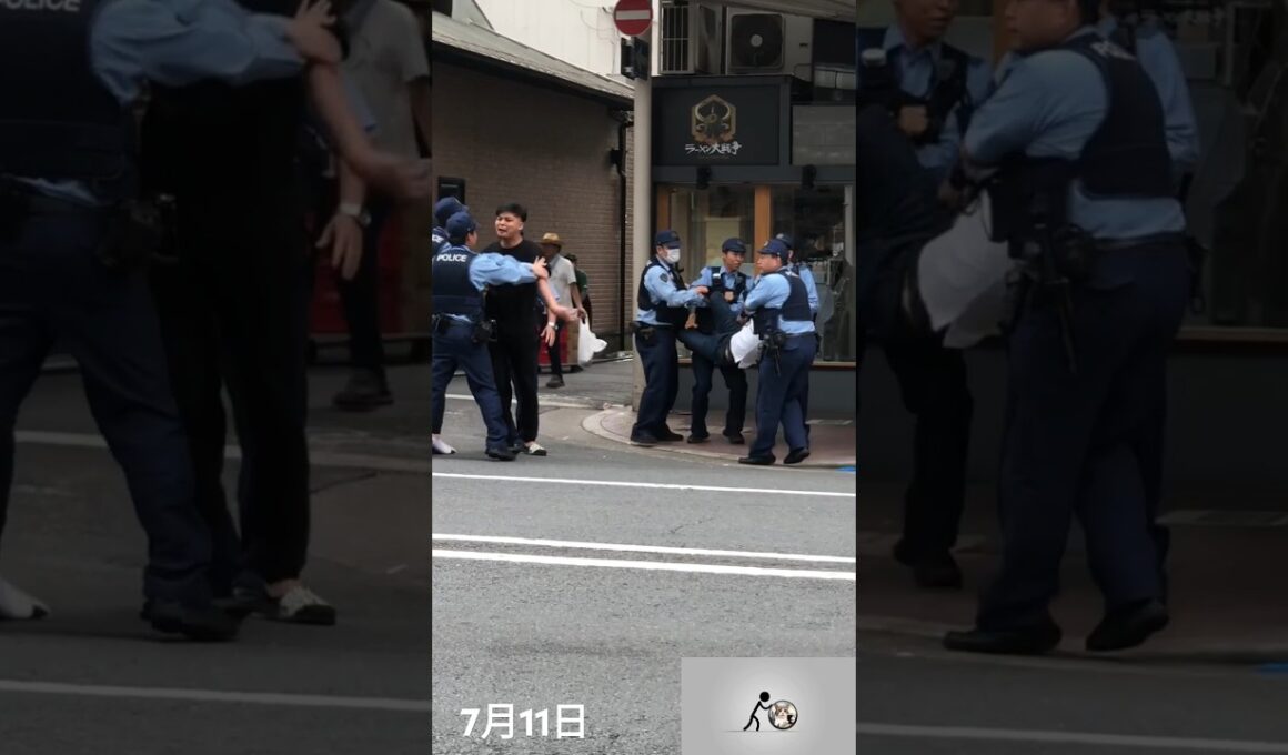警察出動🫣まじかっこいい💪 #警察官