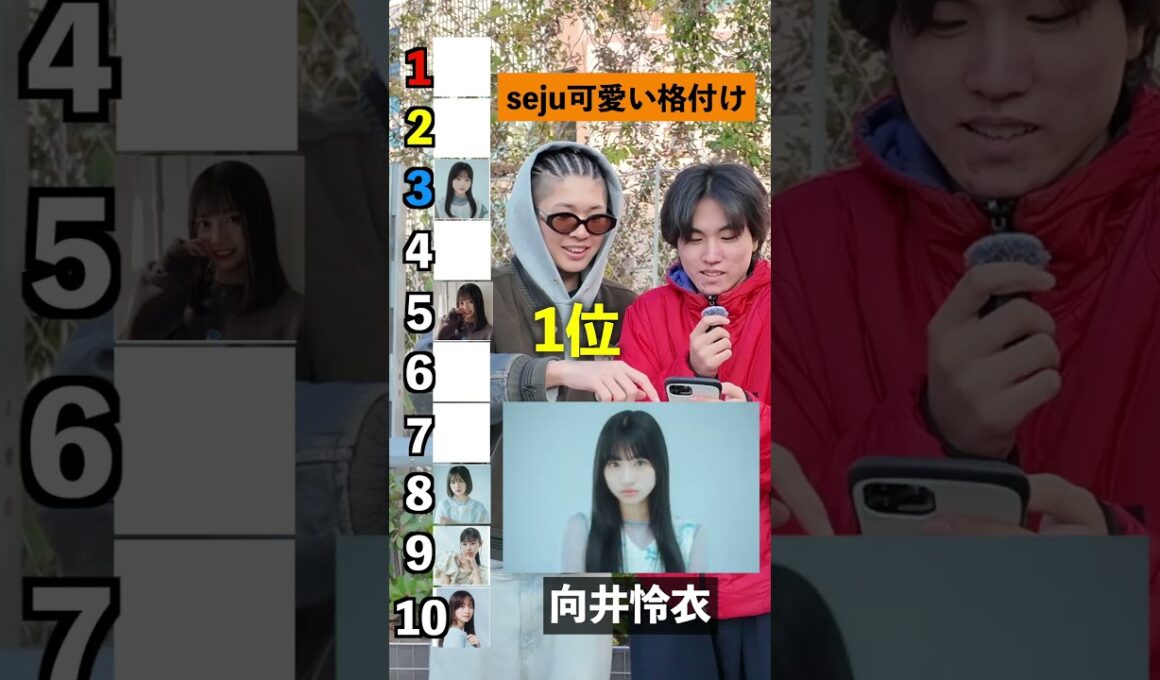 みんなの1位は誰！？【seju可愛い子ランキング】#seju#クイズ#あなたの恋愛教えて