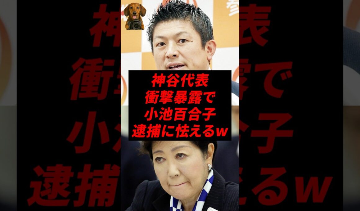 ㊗️50万再生！神谷代表、衝撃暴露で小池百合子逮捕に怯えるw
