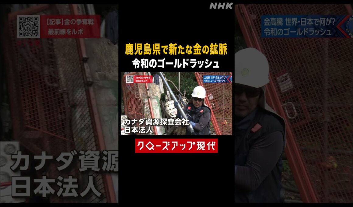 鹿児島県に新たな金鉱脈！世界有数のポテンシャルか【クロ現】| NHK | #shorts