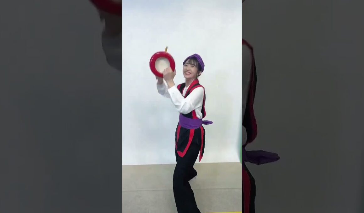 【山岸愛梨】太鼓も練習したから見てー👀🤍