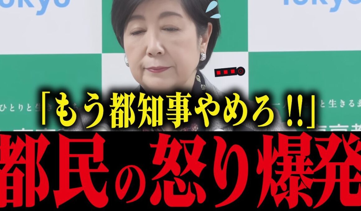 ※とんでもない事態です...議会中に都民ブチギレ!!警察沙汰に...【小池百合子/小池都知事/さとうさおり/都議会】