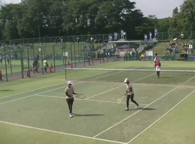 2023年IH ソフトテニス 女子個人 2回戦 幅田更紗・湯淺舞奈高岡商・富山 x 林美桜・竹田凜三重・三重 4コート