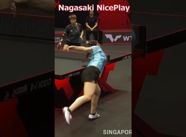 長崎選手ナイスプレイ　 #tabletennis #卓球 #長﨑美柚