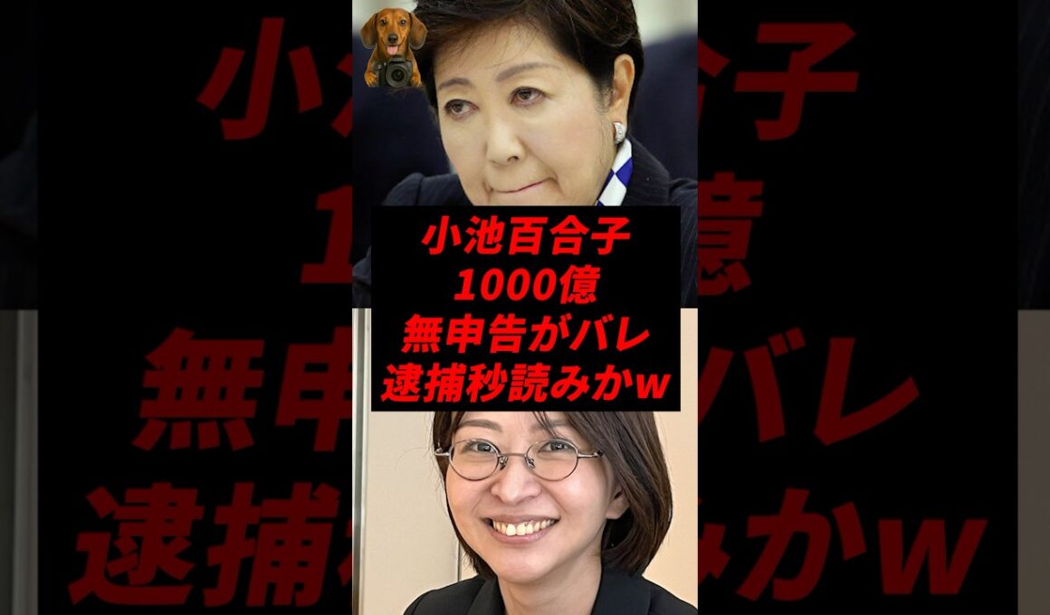 ㊗️20万再生！小池百合子、1000億無申告がバレ逮捕秒読みかw