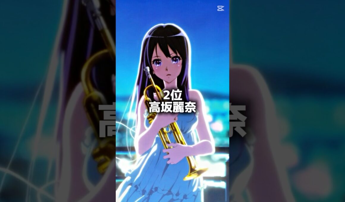 響けユーフォニアム演奏上手さランキング#shorts #anime #響けユーフォニアム #ランキング