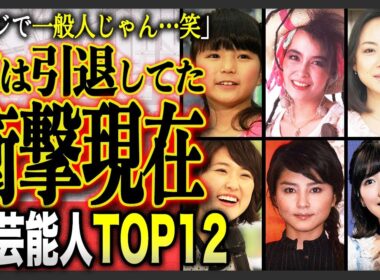 【衝撃の現在】「嘘でしょ…！？」実は“もう引退している”と知って驚く元有名芸能人ランキングTOP10！