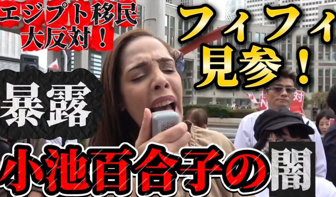 小池百合子やめろデモ！フィフィ参戦！小池百合子の学歴詐称疑惑をメディアは追及しろ！