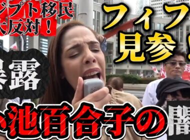 小池百合子やめろデモ！フィフィ参戦！小池百合子の学歴詐称疑惑をメディアは追及しろ！