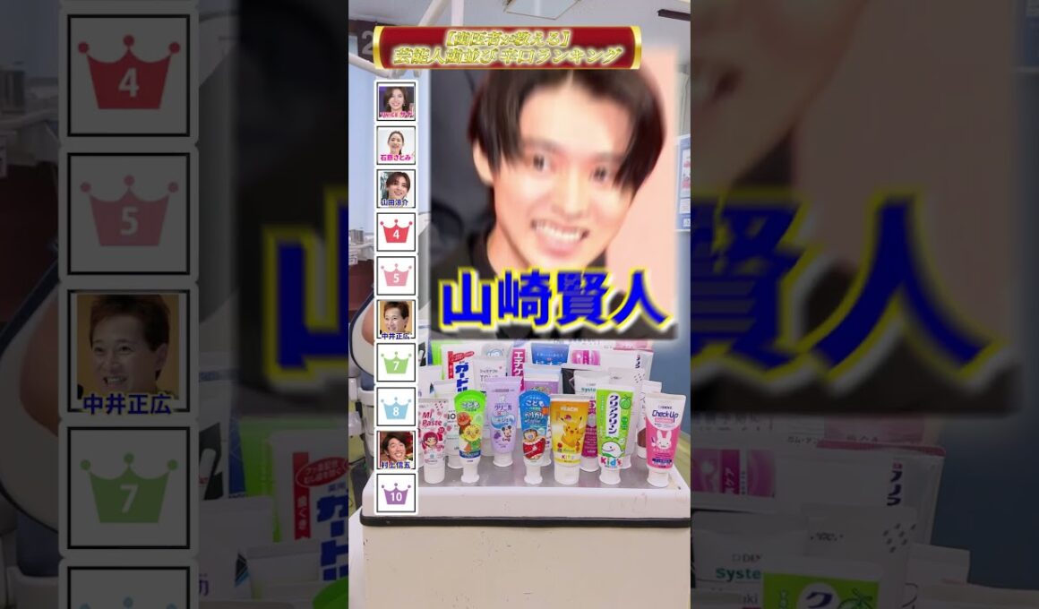 辛口芸能人歯並びランキング #shorts