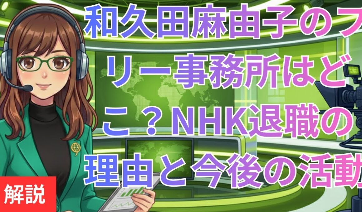 和久田麻由子のフリー事務所はどこ？NHK退職の真相と争奪戦の行方