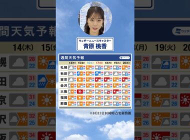 【週間天気】今週の天気は？#通勤タイパ #今週の天気