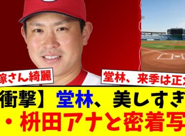 【広島ファンの反応】堂林翔太、妻・枡田絵理奈アナ40歳誕生日の家族写真公開！「生真面目さが伺える」「嫁ネタしかない」ファンから厳しい叱咤と温かい声が錯綜【プロ野球ファンの反応】