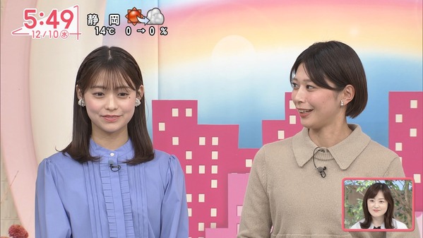 【画像】今日の田﨑さくらさんと山本里咲さん　12.10