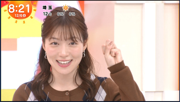 【画像】今日の阿部華也子さん　12.6