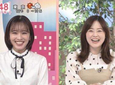 【画像】今日の河出奈都美さんと田﨑さくらさん　12.19