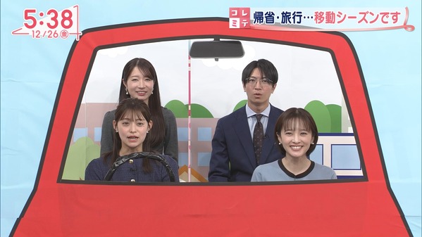 【画像】今日の河出奈都美さんと田﨑さくらさん　12.26