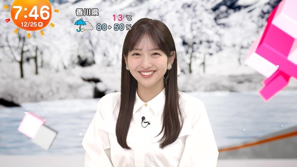 【画像】今日の藤本万梨乃さんと高崎春さん　12.25